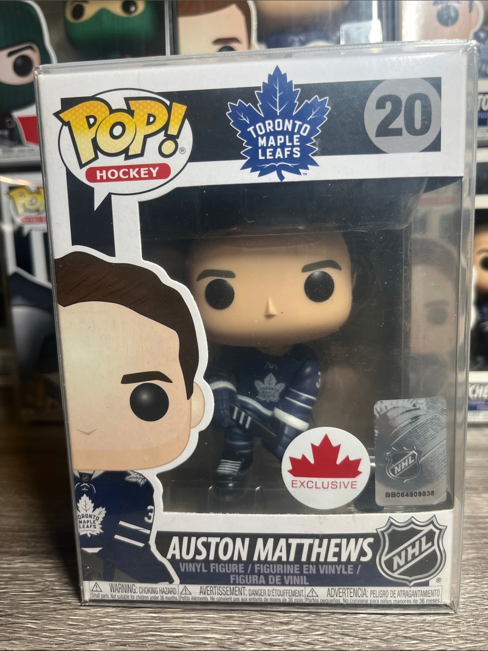 Funko Pop! Hockey Auston Matthews Toronto Maple Leafs Navy White